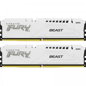 Memorie RAM Kingston FURY Beast White 64GB DDR5 6000MHz CL30 Dual Channel Kit